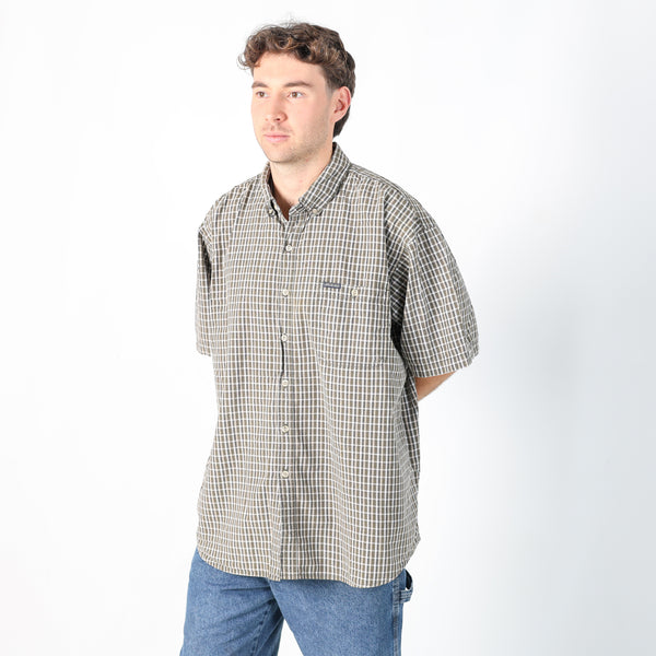 Dark Green 90s Dickies Short Sleeve Shirt (XXL)